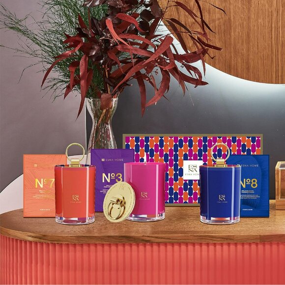 Luxury | 3 Full-Size Aromatherapy All Natural Soy Scented Candle | 150h Hours Lo - Picture 9 of 9